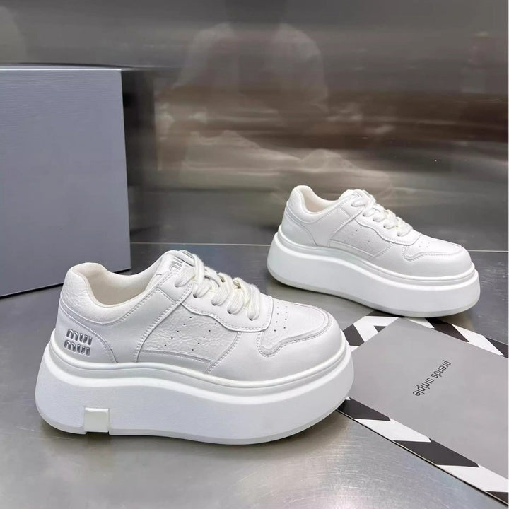 Damen Chunky Sneaker mit hoher Plattform und atmungsaktiver Obermaterialstruktur Echo Archiv