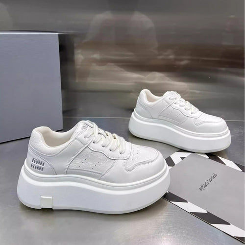 Damen Chunky Sneaker mit hoher Plattform und atmungsaktiver Obermaterialstruktur Echo Archiv