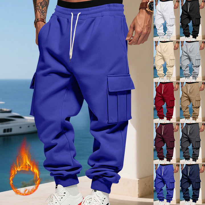 Herren Cargo-Jogginghose mit Seitentaschen und elastischem Bund Echoarchiv