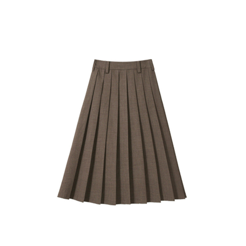 Damen Plissierter Midi-Rock Echoarchiv