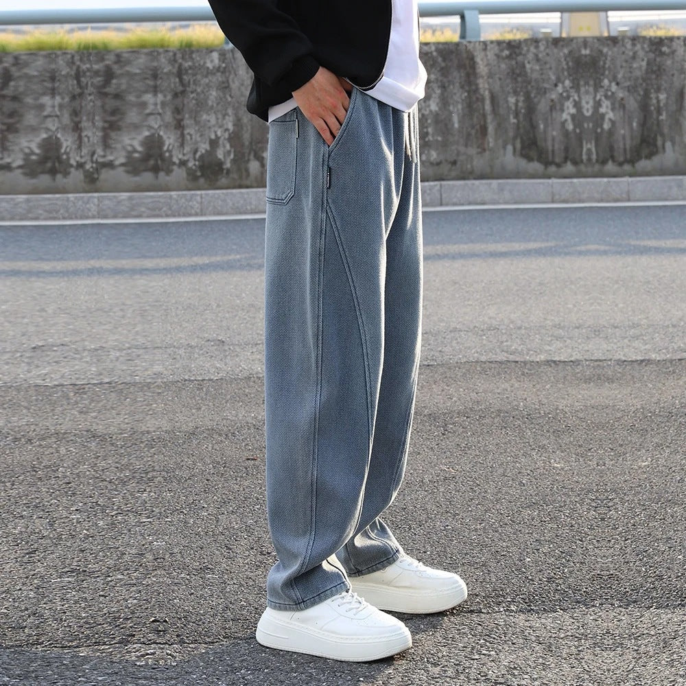 Herren Modische weite Freizeithose Echo Archiv