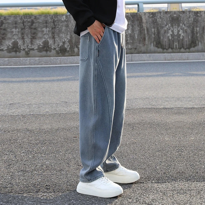 Herren Modische weite Freizeithose Echo Archiv