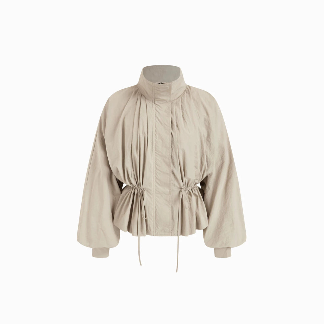 Damen Modische Bluse mit Raffung und Taillenzug Echo Archiv