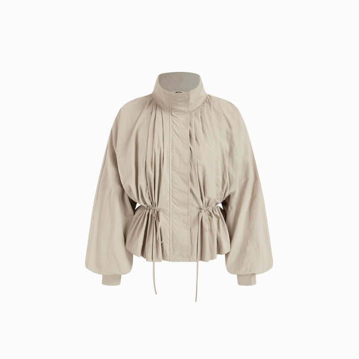Damen Modische Bluse mit Raffung und Taillenzug Echo Archiv