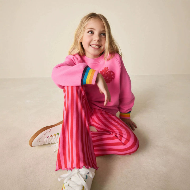 Mädchen Leggings mit fröhlichem Streifenmuster Echo Archiv
