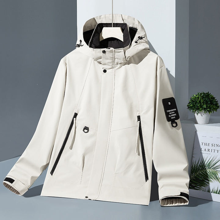 Herren Fleecejacke mit hohem Kragen Echo Archiv