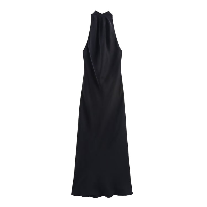 Damen Abendkleid mit elegantem Halterneck-Design und fließendem Schnitt Echo Archiv
