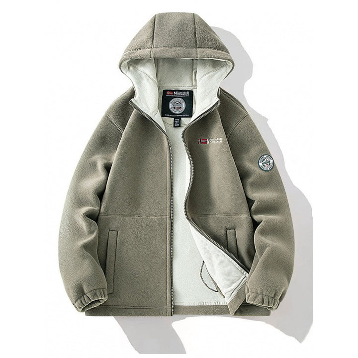 Herren Fleecejacke mit Kapuze Echo Archive 1787797345