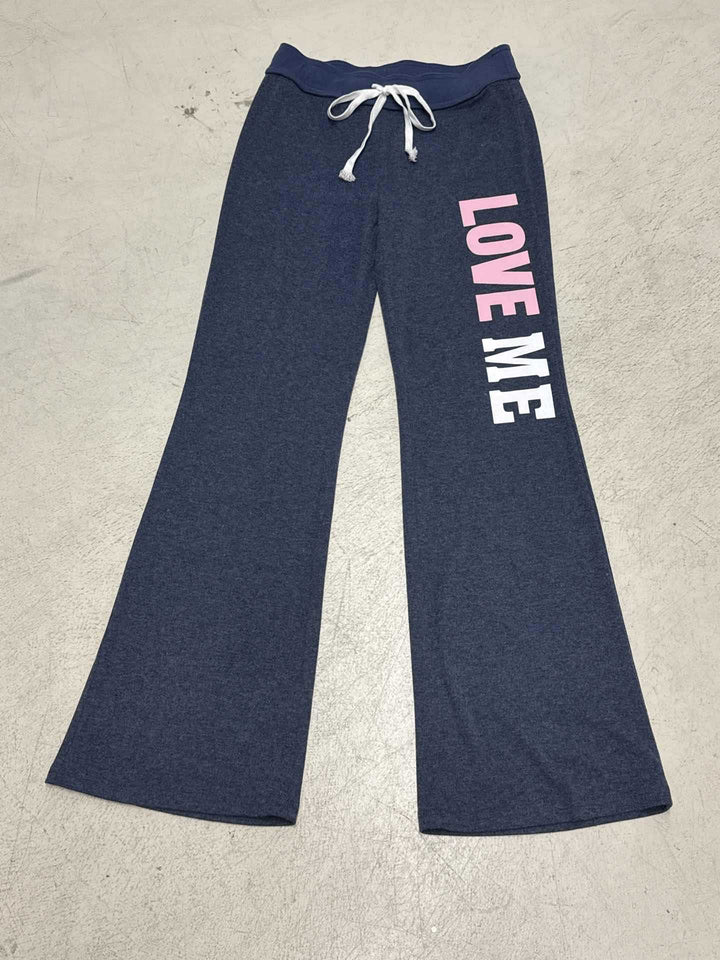 Damen Flared Jogginghose mit farblich abgesetztem Bund und modischem Schriftzug Echo Archiv