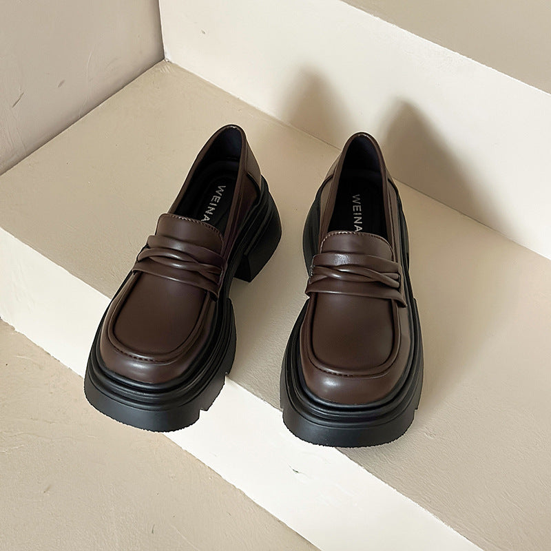 Damen Modische Lederslipper Echo Archiv