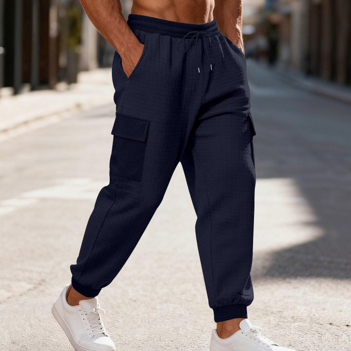 Herren Cargo-Jogginghose mit elastischem Bund und praktischen Taschen Echoarchiv