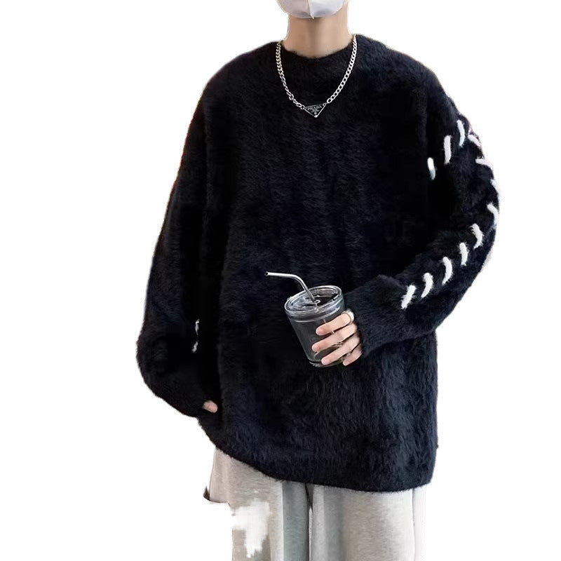 Damen gemütlicher Strickpullover mit stilvollen Details Echoarchiv