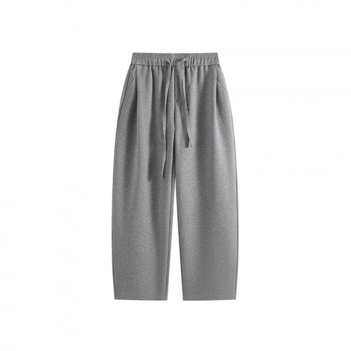 [Damen] Weite Highwaist-Loungehose mit Kordelzug, elastischem Bund und Seitentaschen Echo Archiv