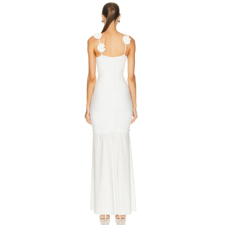 Damen Wickelkleid mit raffinierten Falten und verspielt Blumendetails Echo Archiv