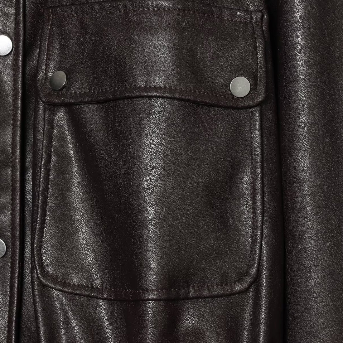 Damen Kurzjacke im Oversized-Look aus Kunstleder mit Tunnelzugtaillierung Echoarchiv