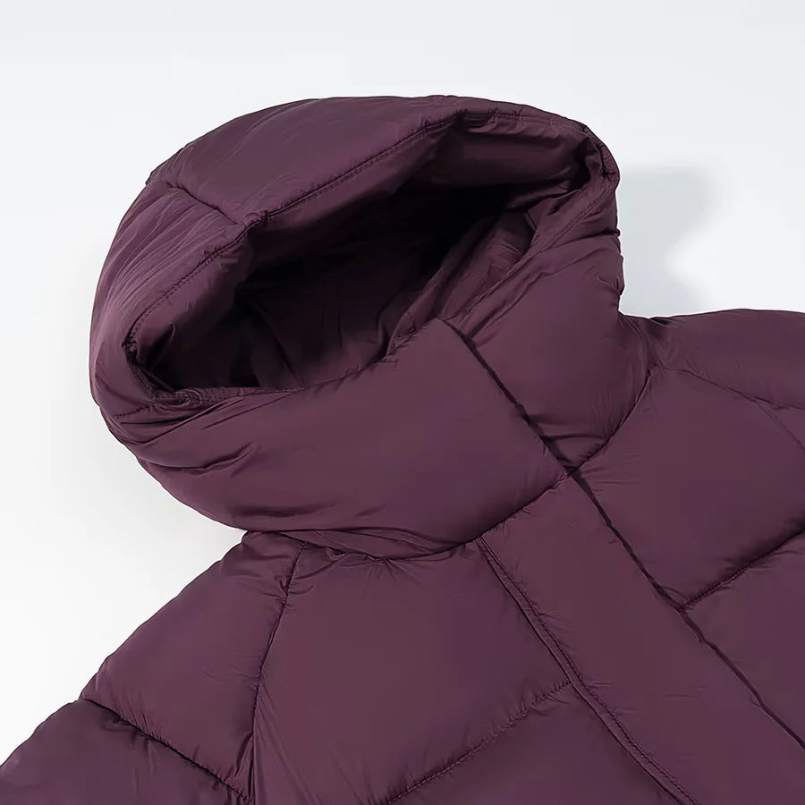 Damen nan gesteppte Kapuzen-Pufferjacke im Oversize-Boxy-Schnitt Echo Archiv