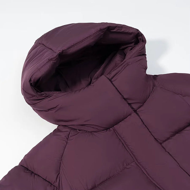 Damen nan gesteppte Kapuzen-Pufferjacke im Oversize-Boxy-Schnitt Echo Archiv
