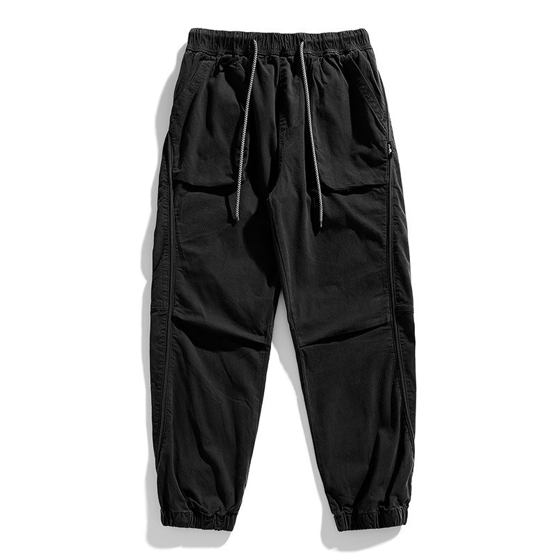 Herren lässige Cargo-Jogginghose mit elastischem Bund Echoarchiv