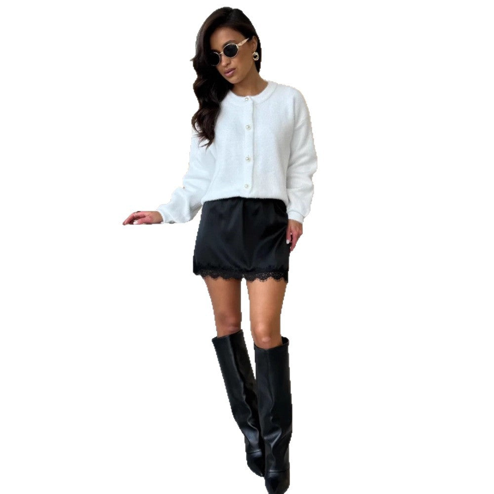 Damen Weiche Strickjacke Echo Archiv