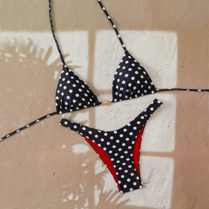 Damen Designer-Bikini mit Leopardenmuster und raffinierten Details Echo Archiv