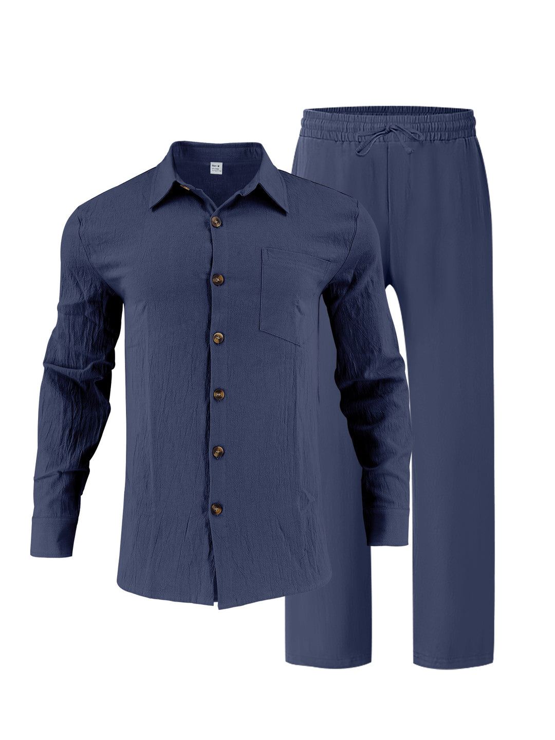 Herren elegante Hemd und Freizeithose Set Echoarchiv