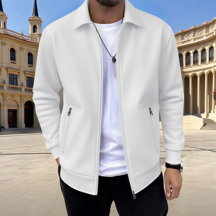 Herren moderne Strickjacke mit praktischen Reißverschlusstaschen und trendigem Design Echoarchiv