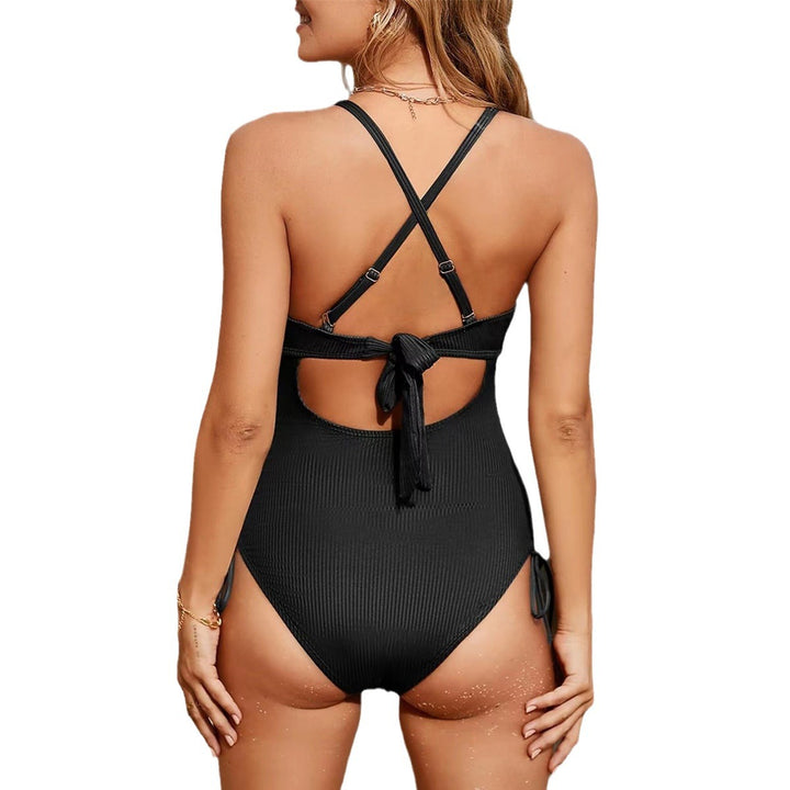 Damen Einteiler Badeanzug mit aufregendem Cut-Out und verstellbaren Trägern Echo Archiv
