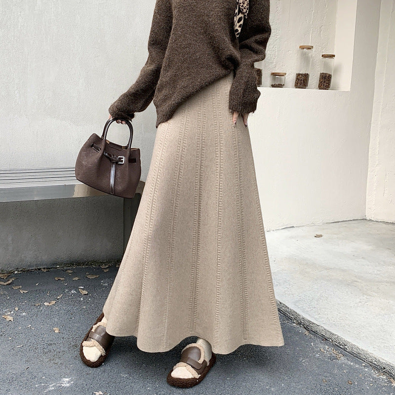 Damen Eleganter Wickelrock mit raffiniertem Muster Echo Archiv