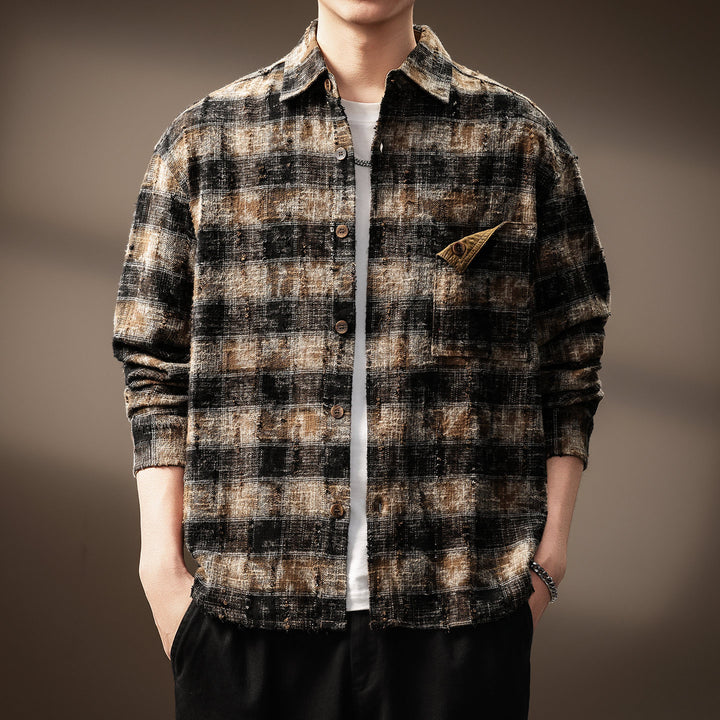 Herren Karierte Flanelljacke Echo Archiv