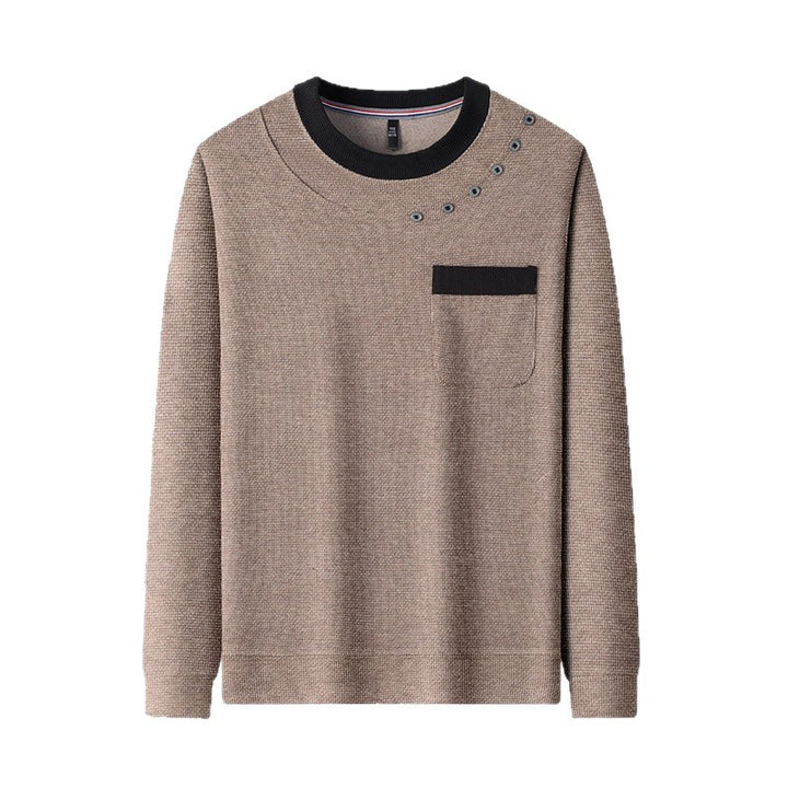 Herren modisches Sweatshirt mit einzigartigen Detailakzenten und praktischer Brusttasche Echoarchiv