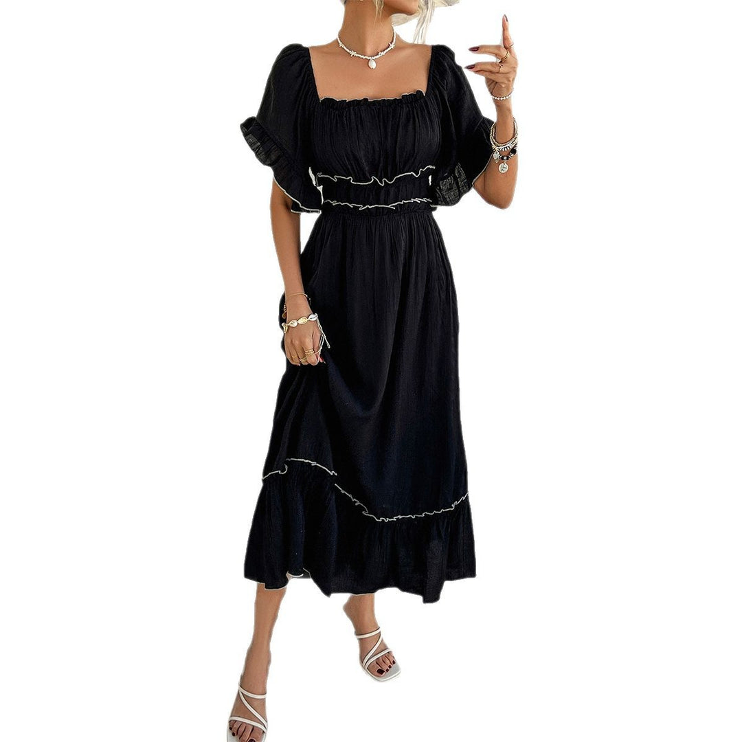 Damen Maxikleid mit Off-Shoulder-Ausschnitt und Rüschendetails Echo Archiv