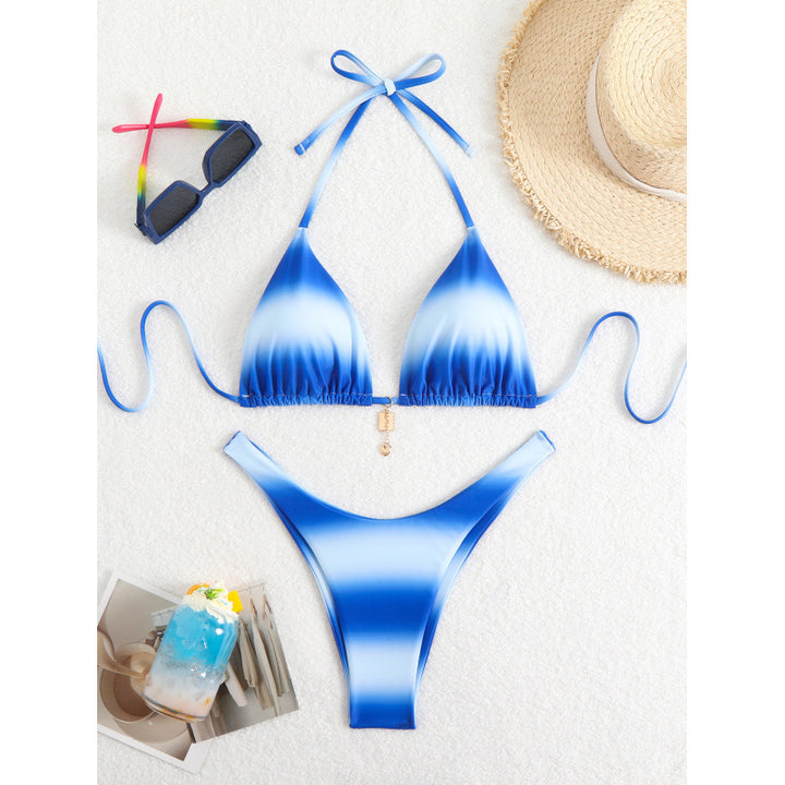 Damen Triangel-Bikini mit verstellbaren Trägern und elegantem Wickeldetail Echo Archiv
