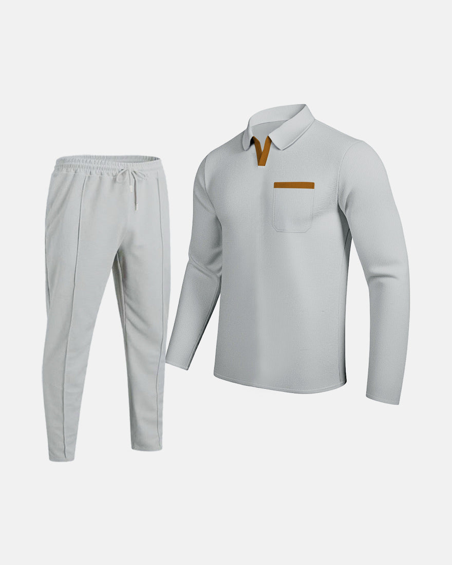 Herren Kombi-Outfit mit Poloshirt und Jogginghose Echoarchiv