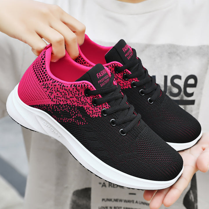 Damen nan nahtloser Strick-Fitnesssneaker mit ergonomischem Fersenhalt, flexibler Zehenkappe und reaktiver EVA-Dämpfung Echo Archiv