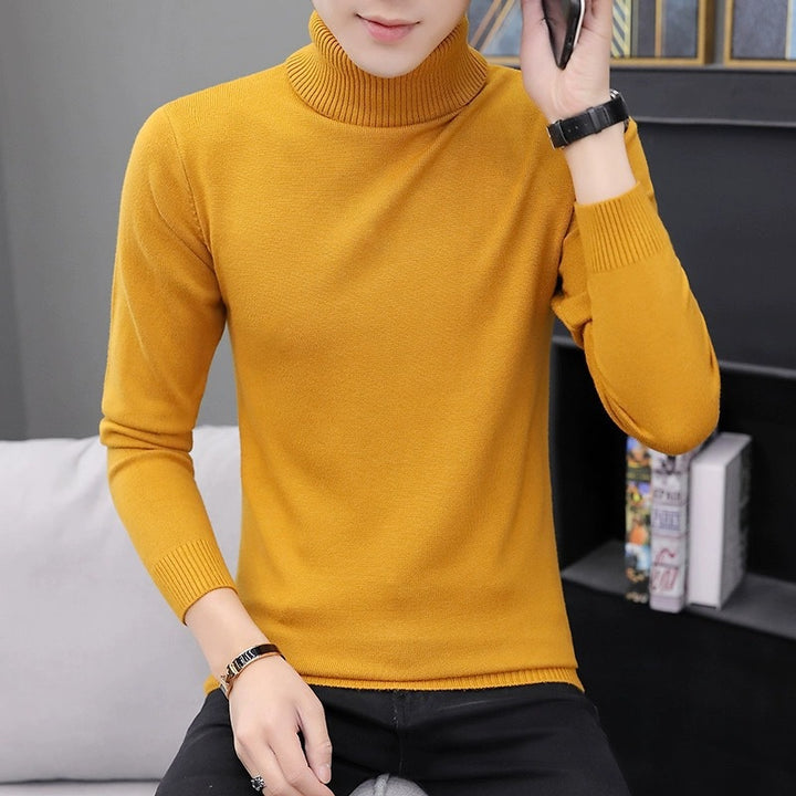 Herren bequemer Rollkragenpullover Echoarchiv