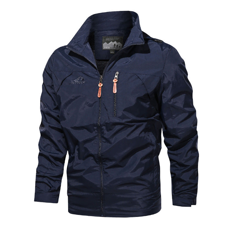 Herren nan leichte Outdoorjacke Windbreaker mit wasserabweisender Beschichtung und atmungsaktivem Meshfutter Echo Archiv