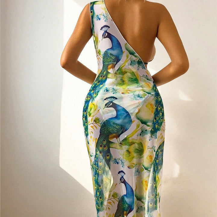 Damen Bademode mit elegantem Pfauenmuster Echo Archiv