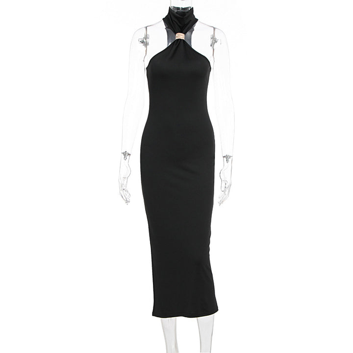 Damen Maxikleid mit asymmetrischem Ausschnitt und elegantem Design Echo Archiv