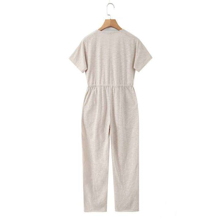 Damen Jumpsuit mit Taillenzug und praktischen Taschen Echo Archiv