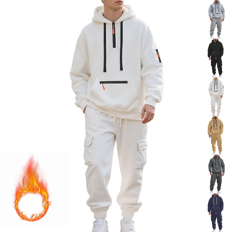 Herren Sportlicher Hoodie und Cargo-Hose Echoarchiv