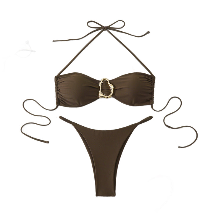 Damen Triangel-Bikini mit animalischem Muster Echo Archiv
