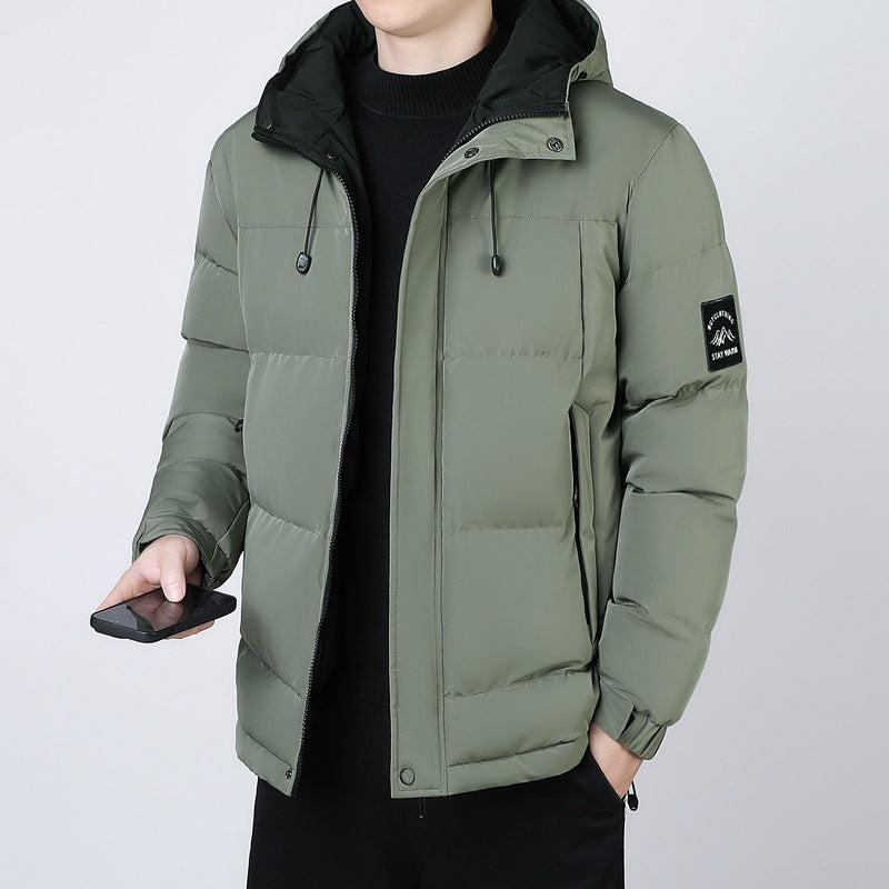 Herren isolierte Thermojacke mit verstellbarer Kapuze Echoarchiv