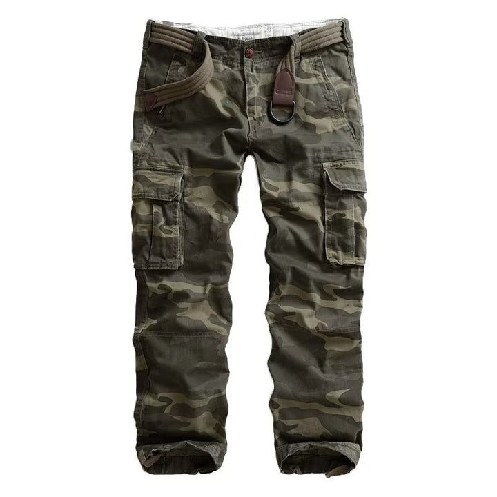 Herren Cargohose mit multifunktionalen Taschen und modernem Camouflagemuster Echoarchiv