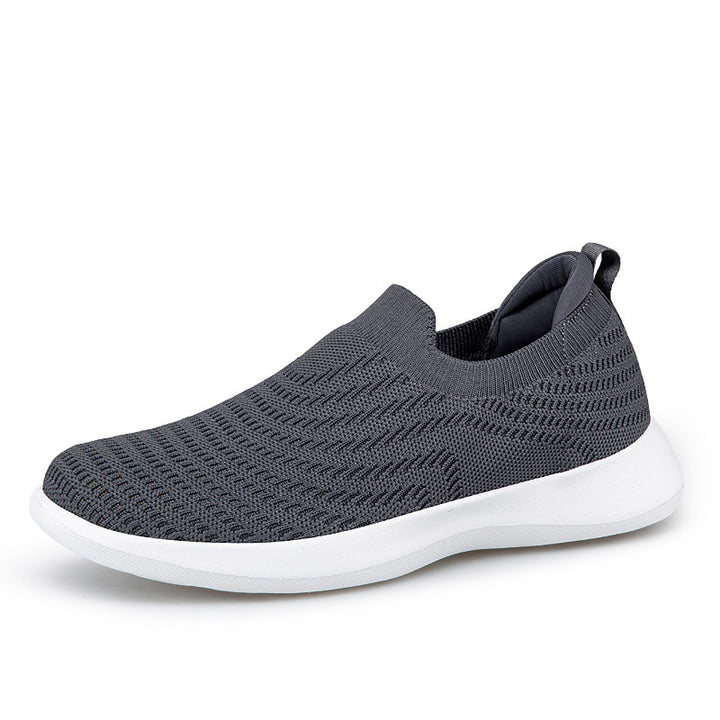 Damen nan Feinstrick-Ballerina-Sneaker mit elastischem Einstieg, gepolstertem Komfortfußbett und flexibler Leichtsohle Echo Archiv