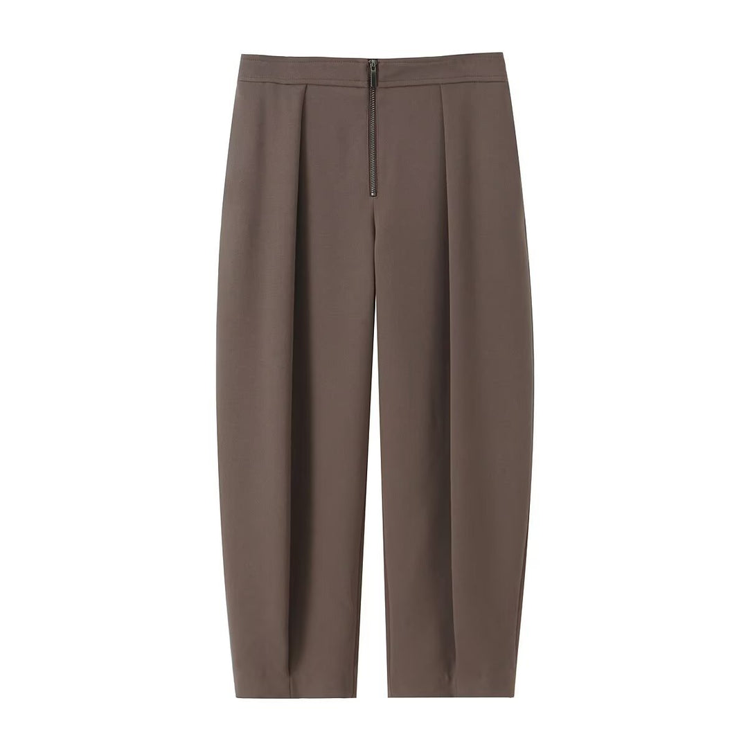Damen Tailliertes zweiteiliges Blazer- und Bundfaltenhose-Set Echo Archiv