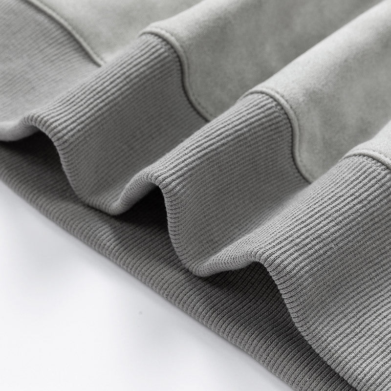 Herren Oversized Sweatshirt mit gebürstetem Fleece-Innenfutter und Vintage-Waschung Echo Archiv