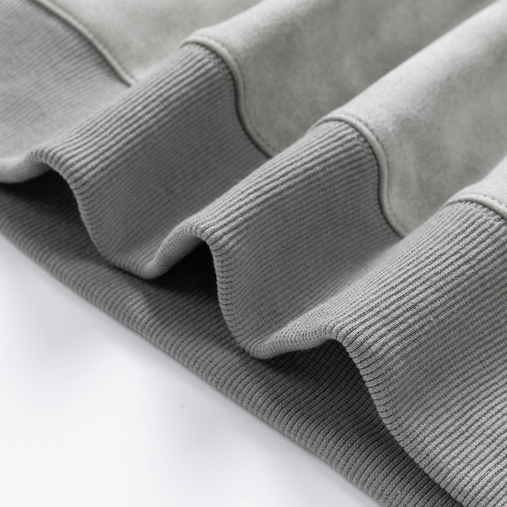 Herren Oversized Sweatshirt mit gebürstetem Fleece-Innenfutter und Vintage-Waschung Echo Archiv