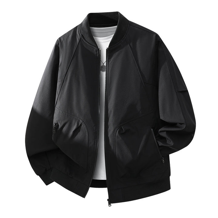 Herren Modische Bomberjacke mit Innenfutter Echo Archiv