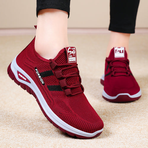 Herren nan atmungsaktive leichte Sportschuhe mit Strickobermaterial und gedämpfter Laufsohle Echo Archiv