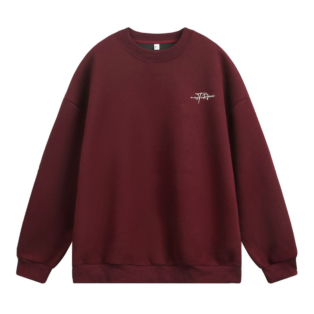 Unisex Oversize Rundhals-Sweatshirt mit dezenter Script-Stickerei Echo Archiv